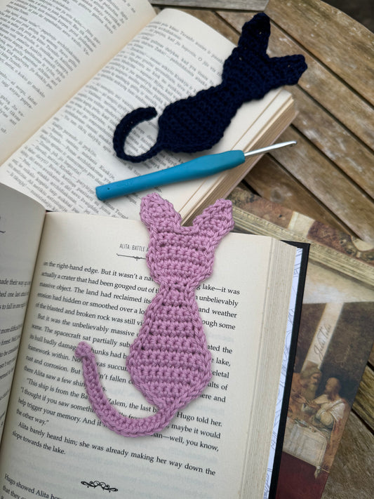 Cat Bookmark Crochet Pattern