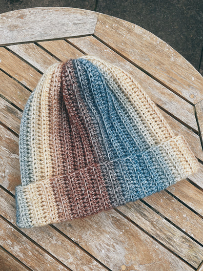 Ribbed Beanie Crochet Pattern