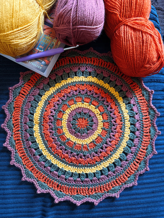 Mandala Placemat Crochet Pattern