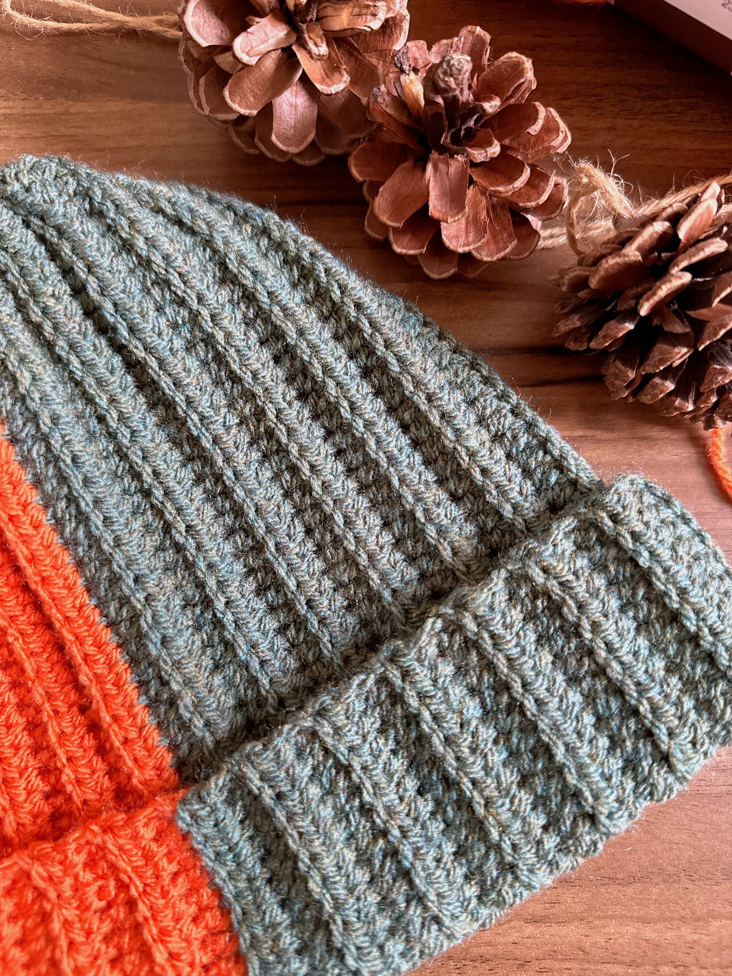 Split Colour Warm Beanie